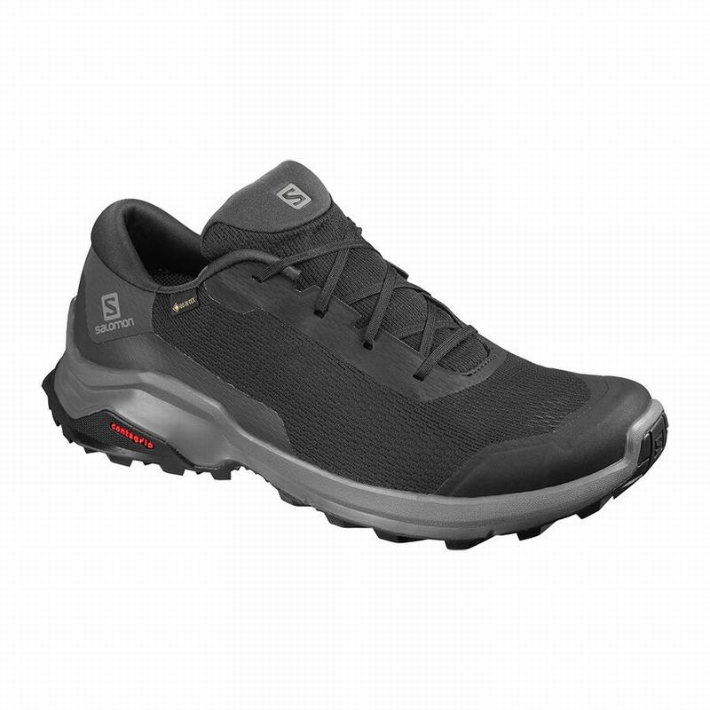 Salomon Singapore Mens Hiking Shoes - X REVEAL GORE-TEX Black | 73908-NITY